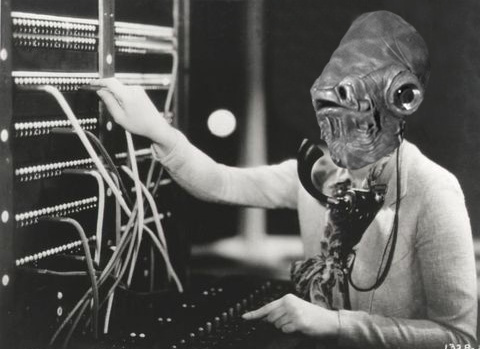 admirial ackbar is a phone operator for some weird reason