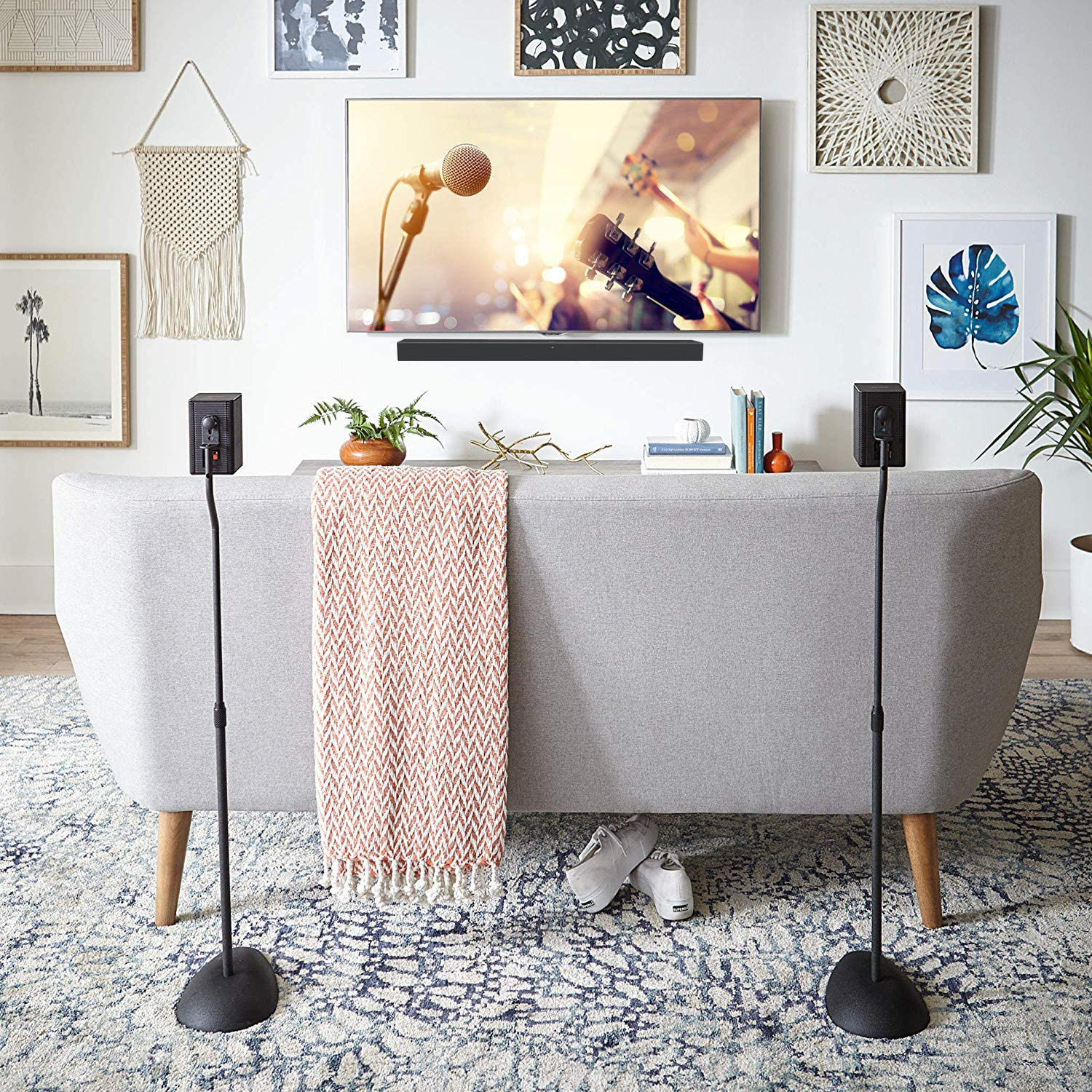 soundbars with surround sound rear speakers